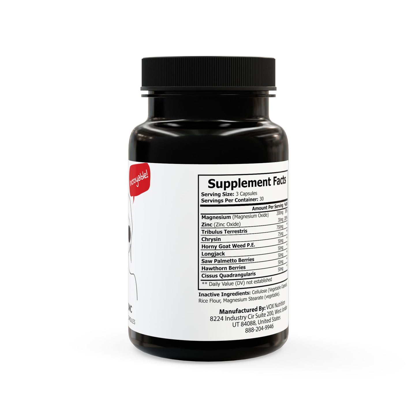 Magnesium Zinc Supplement (90 Capsules), ®ThriveLab