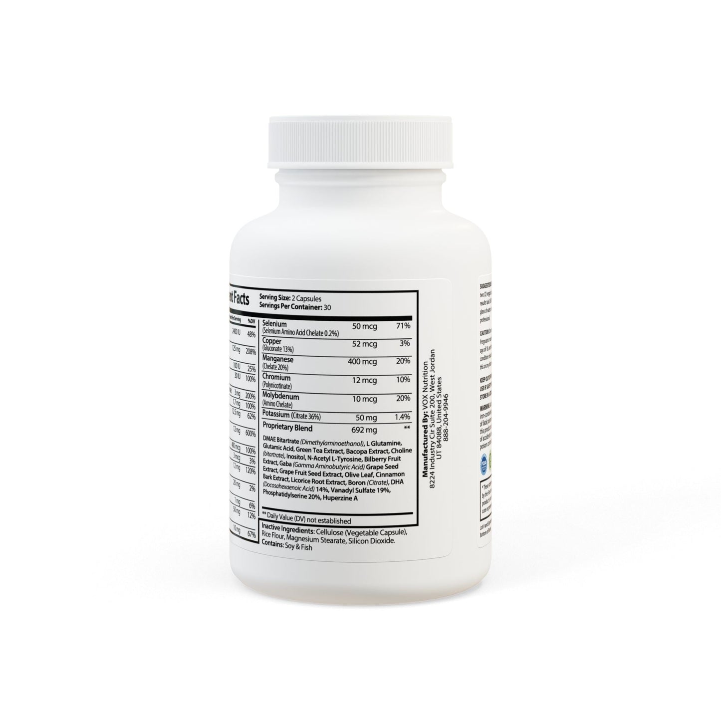 Brain Support Complex Supplement (60 Capsules), ®ThriveLab