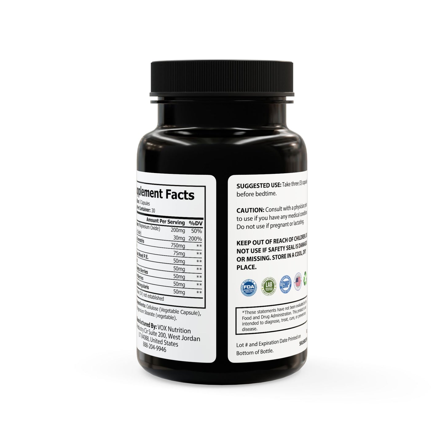 Magnesium Zinc Supplement (90 Capsules), ®ThriveLab
