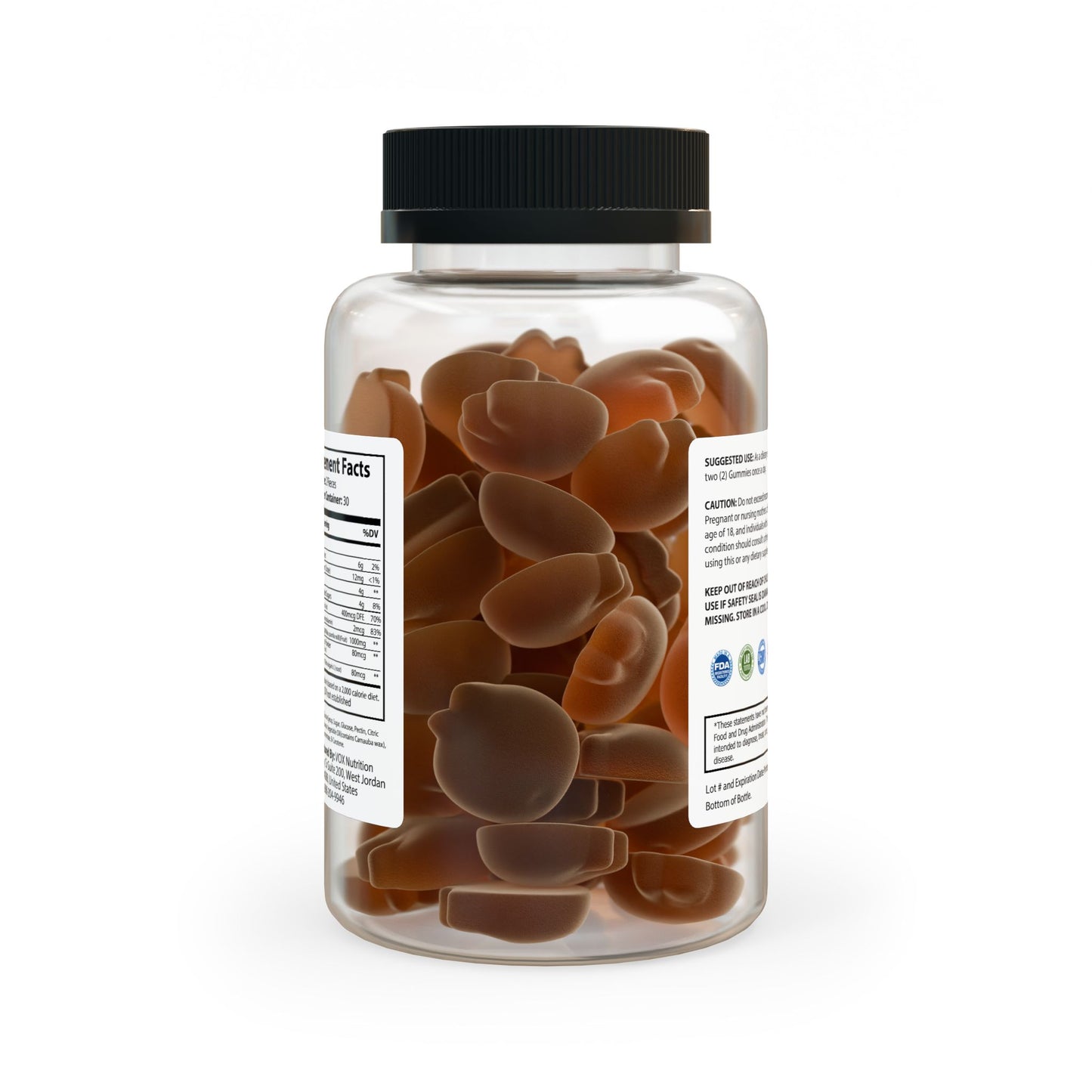 Apple Cider Vinegar Gummies (60 Gummies) ®ThriveLab