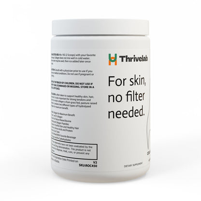 ®ThriveLab Collagen Peptides Type I & III Supplement (350g, 12.3oz)