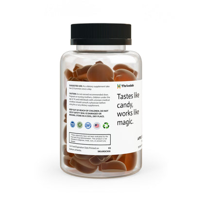 Apple Cider Vinegar Gummies (60 Gummies) ®ThriveLab